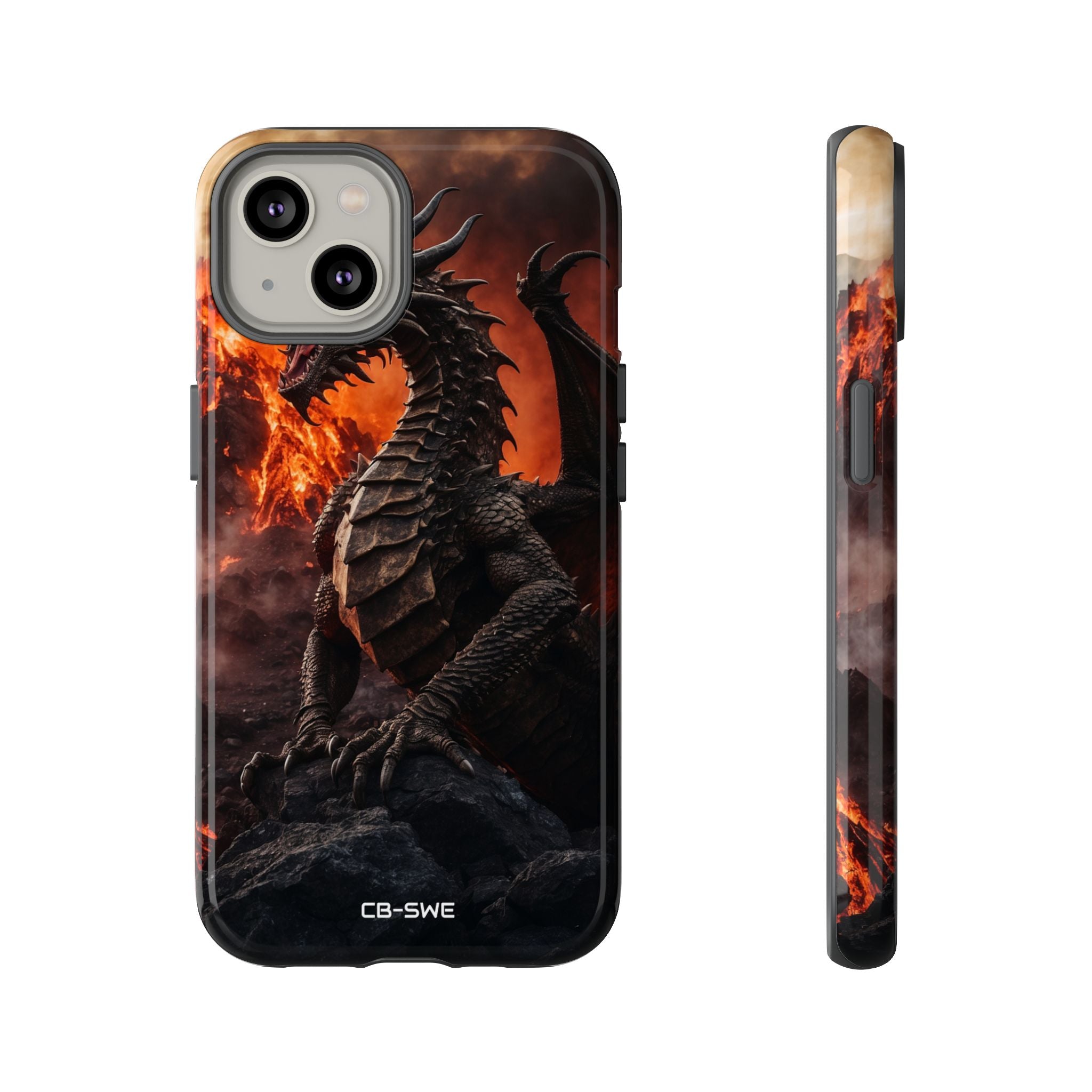 Fiery Dragon Soars - iPhone Case