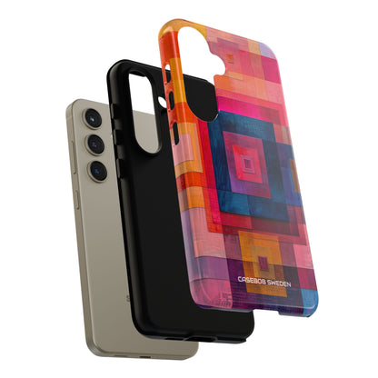 Vibrant Geometry - Tough Samsung S24 Phone Case