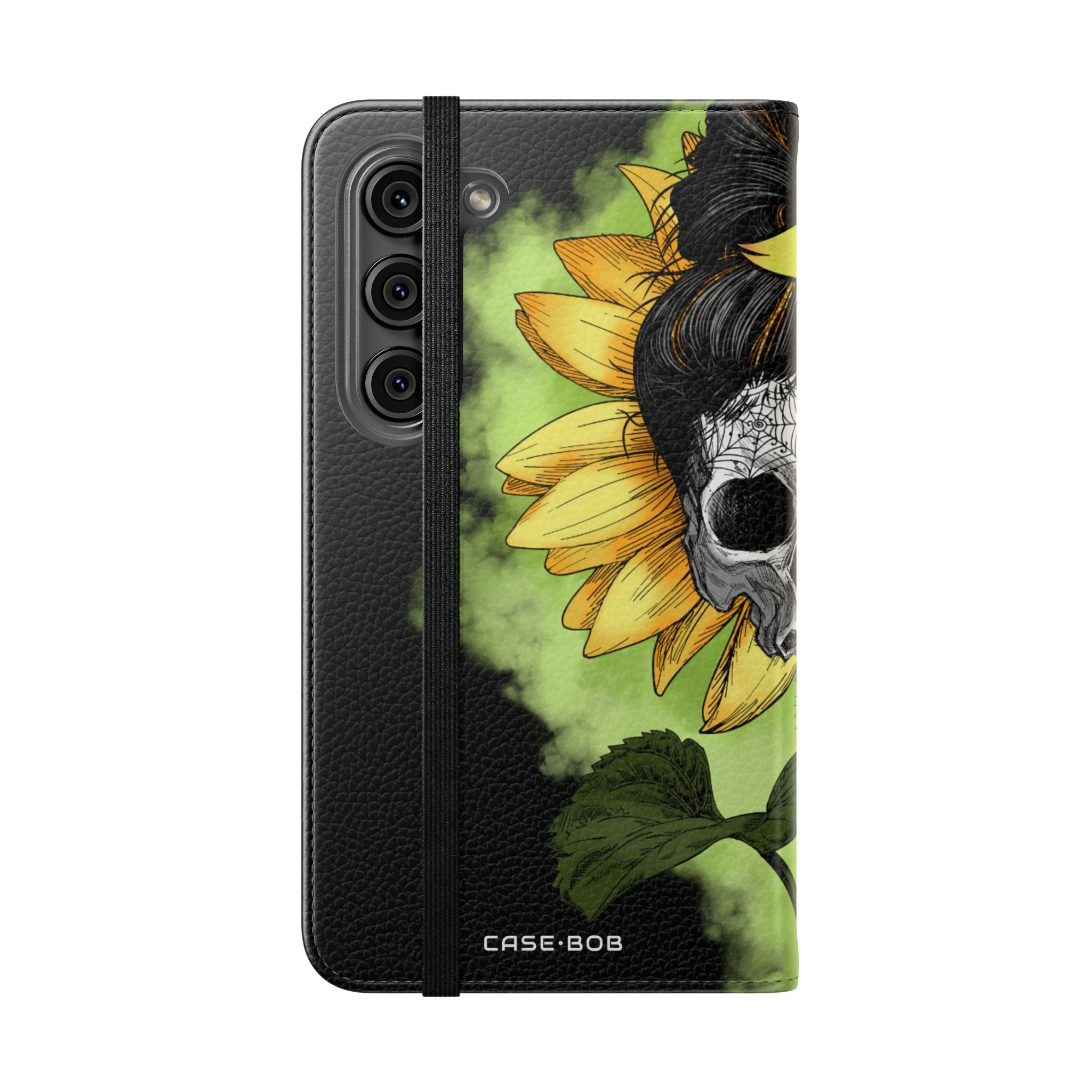Skull Sunflower - Samsung S23 Case - Wallet