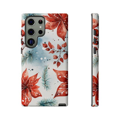 Poinsettias Bloom Bright - Samsung Case