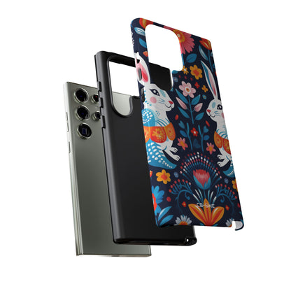 Bunnies Hop Flowers - Samsung Case