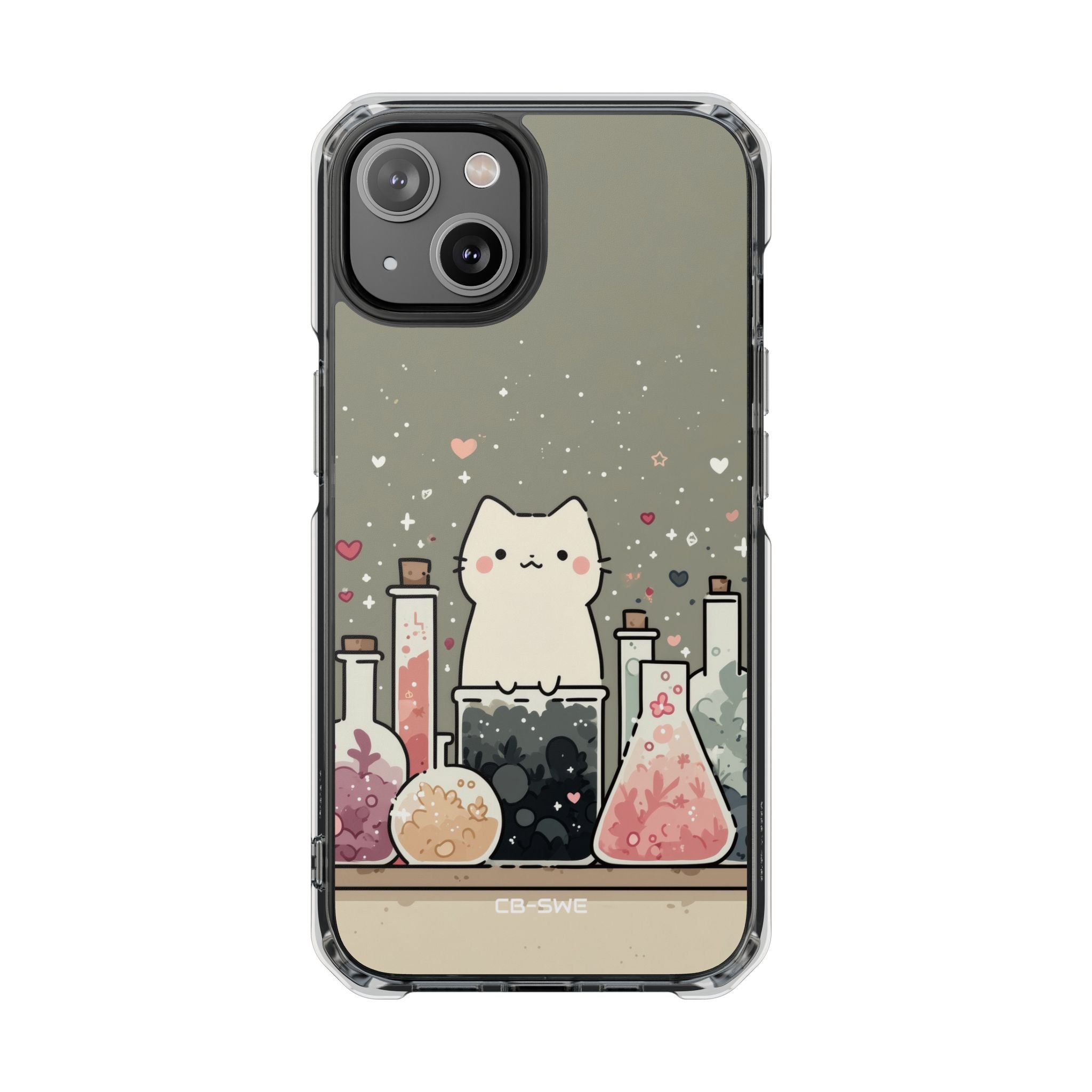 Cat Explores Potions iPhone Case - Impact