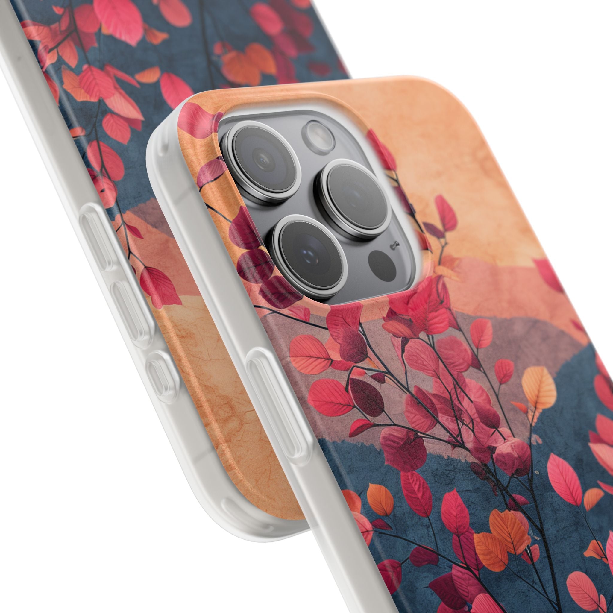 Vibrant Floral Harmony iPhone 15 - Flexi Phone Case