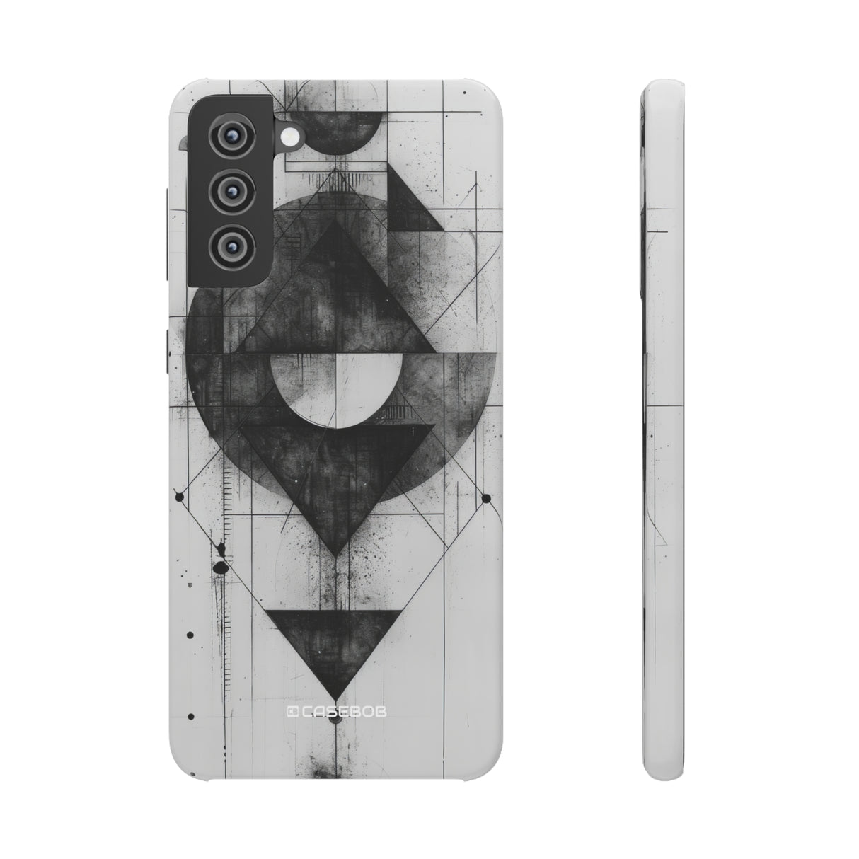 Monochrome Geometry | Slim Phone Case for Samsung