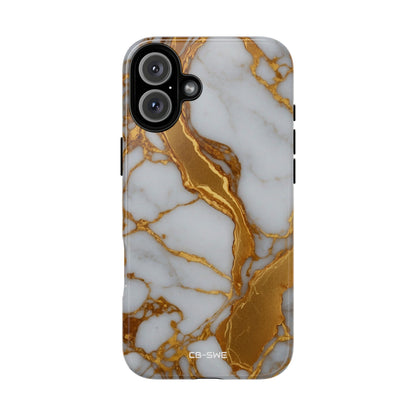 Golden Veins Flow - iPhone Case