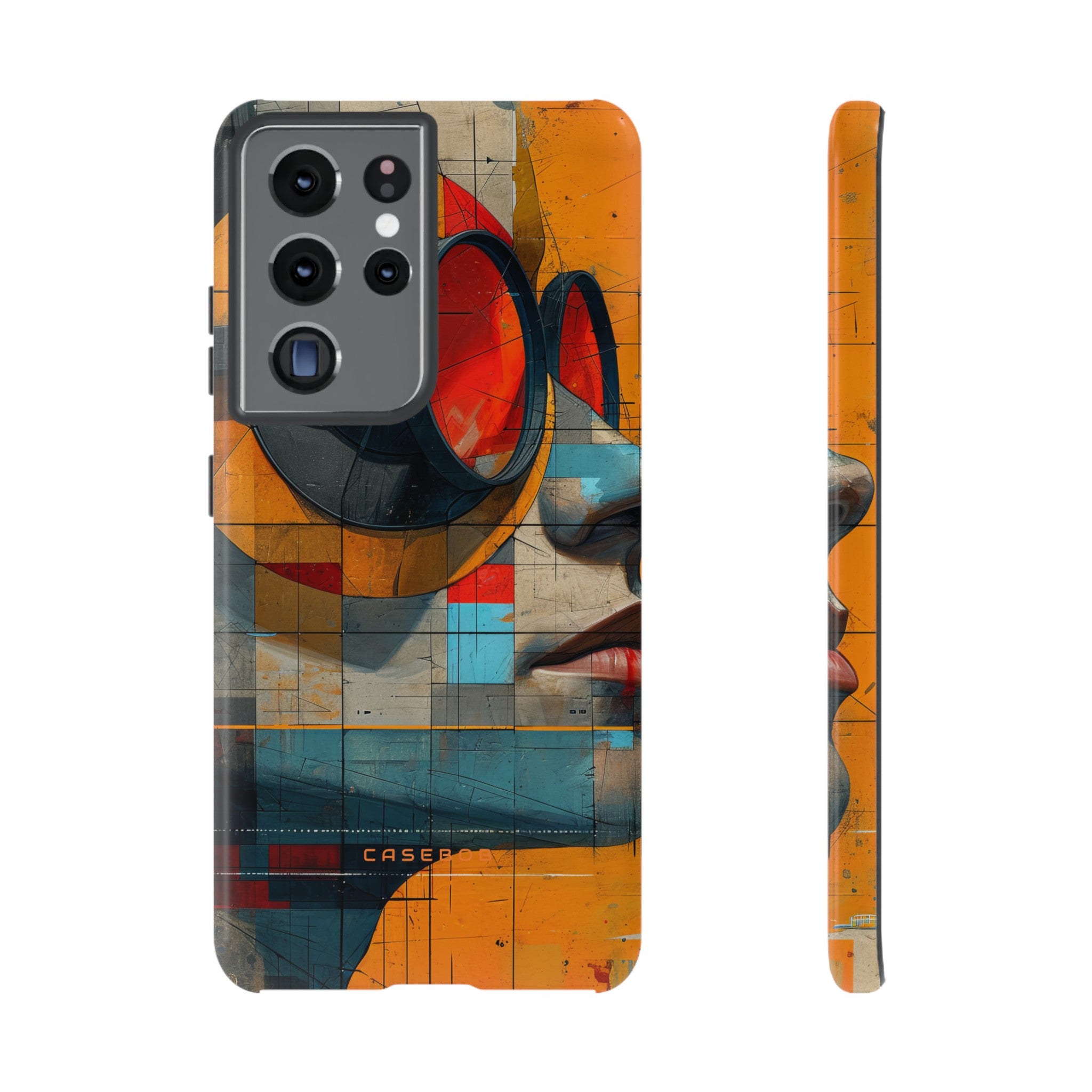 Cartoon Geometry Fusion - Protective Phone Case