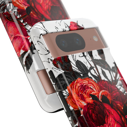 Serarose Gothic Flower - Protective Phone Case