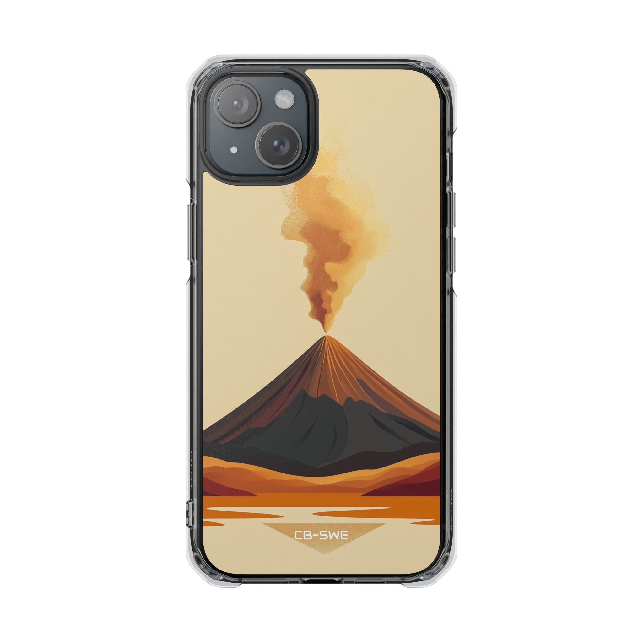 Volcano Erupts Brightly iPhone Case - Impact