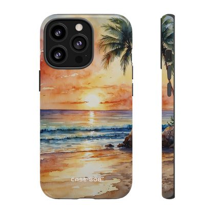Sunset Palm iPhone 13 Pro Case - Tough