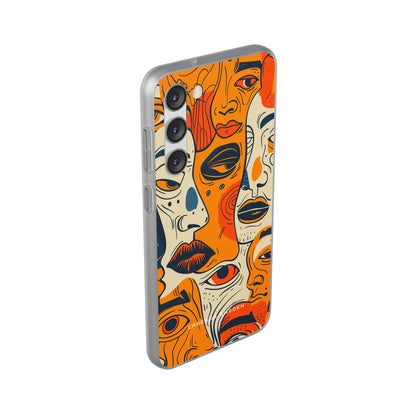 Gradient Face Mosaic Samsung S23 - Flexi Phone Case