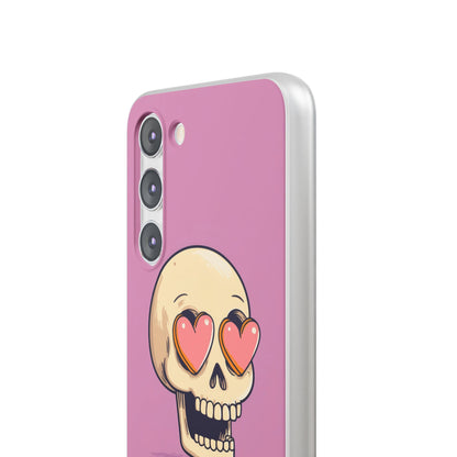 Heart Eyed Skull Samsung S23 Plus Case - Soft