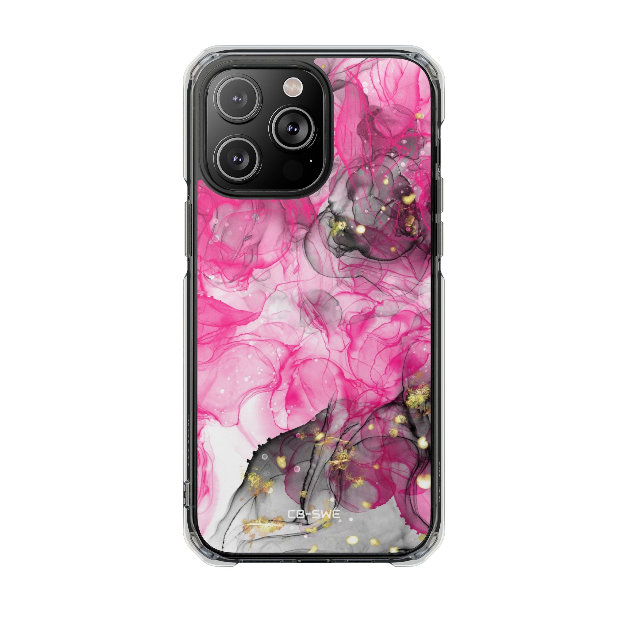 Vibrant Pink Swirls iPhone Case - Impact