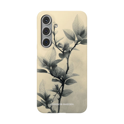 Beige Branch Art - Slim Samsung S24 Phone Case