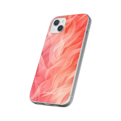 Peach Wave Drift iPhone 14 Plus Case - Soft