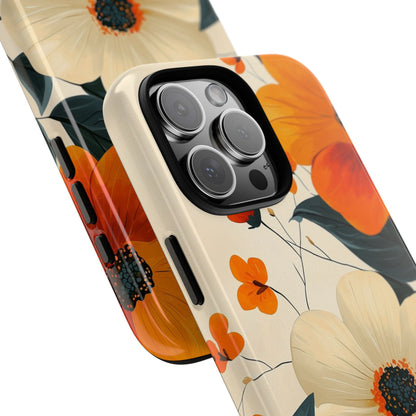 Vibrant Flowers Bloom - iPhone Case