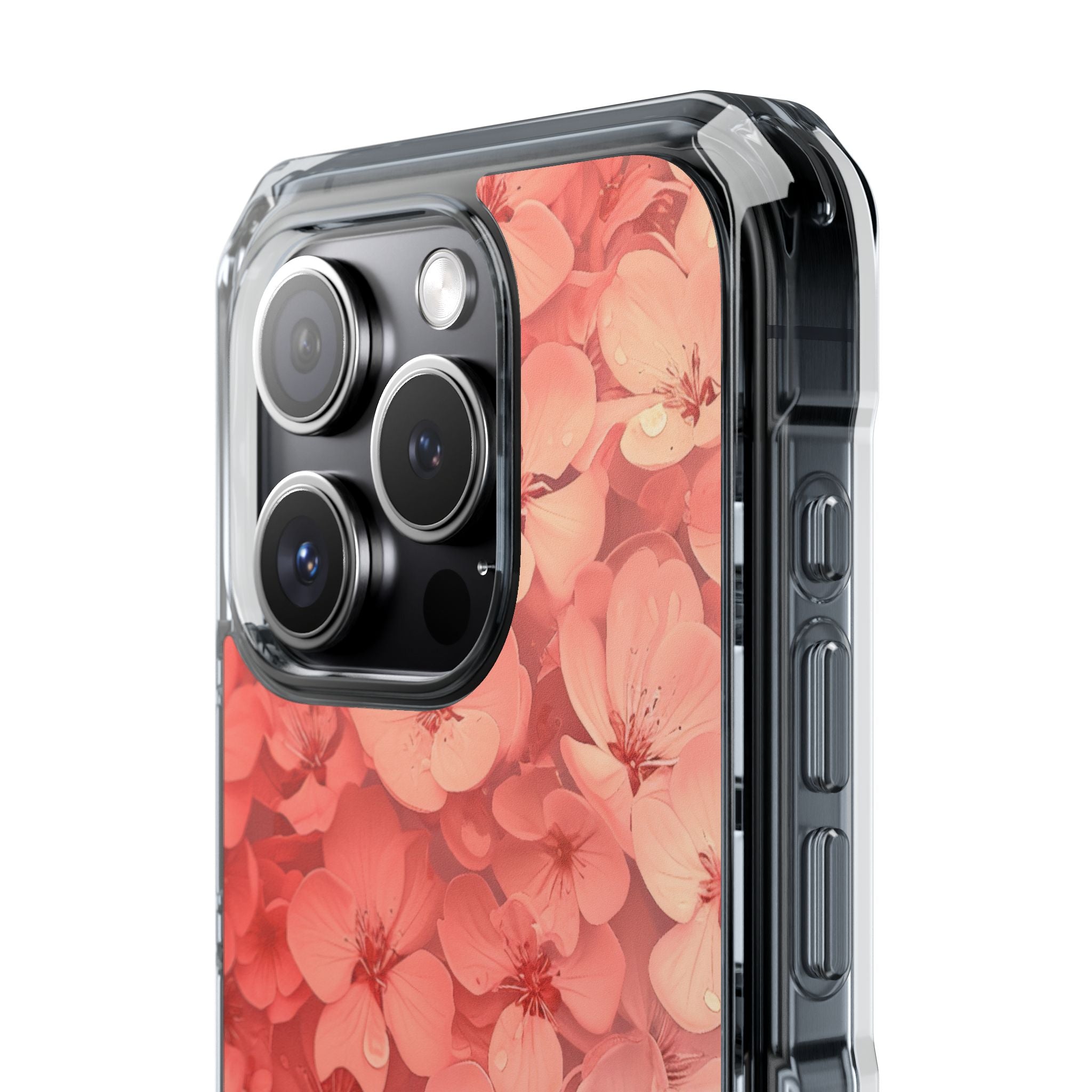 Blush Garden Bloom iPhone 15 - Impact Clear+