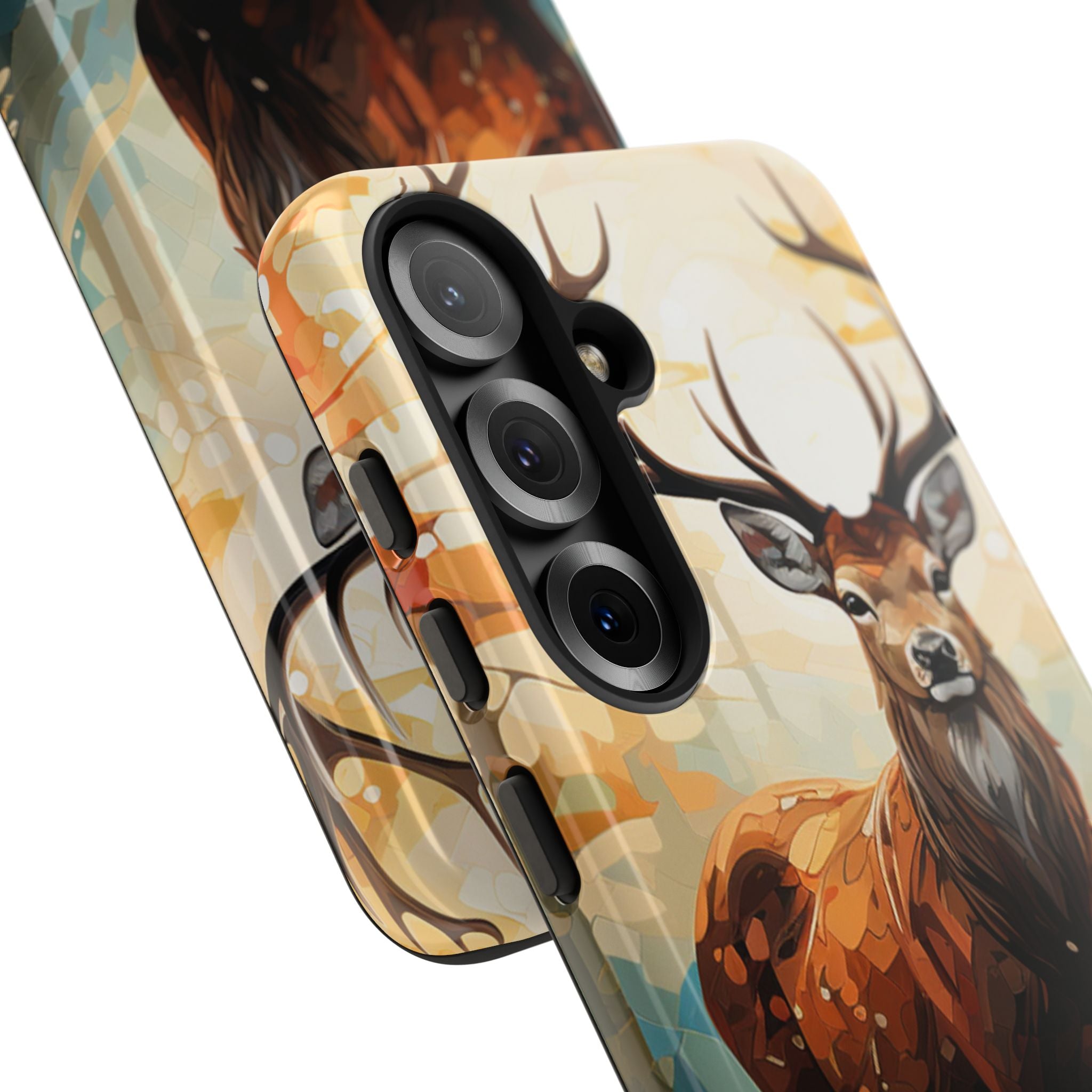 Glowing Stag Samsung S25 Case - Tough