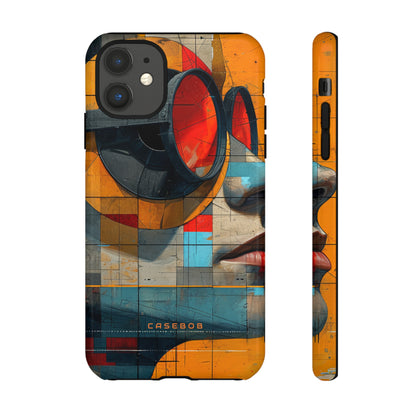 Cartoon Geometry Fusion - Protective Phone Case