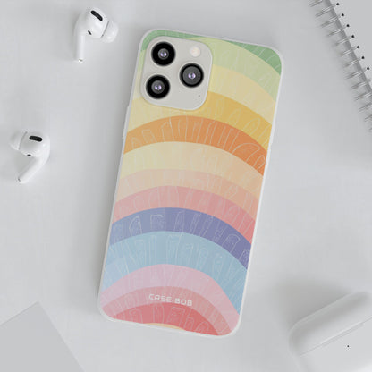 Pastel Rainbow Bands iPhone 13 Pro Max - Soft