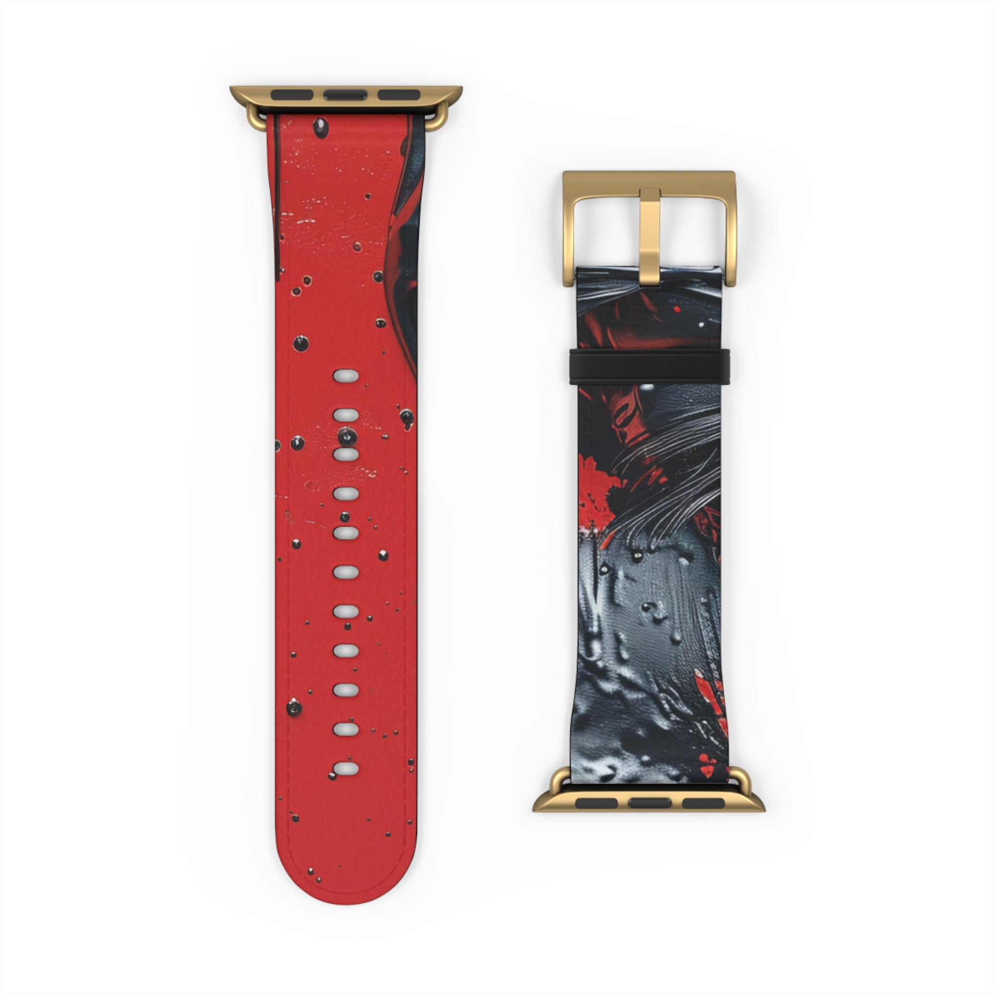 Glossy Black Face - Watch Band