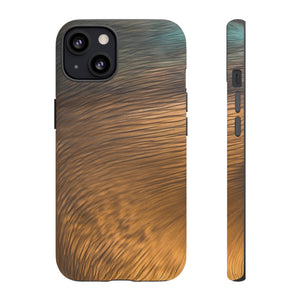 Golden Strokes Ink Art iPhone Case (Protective) iPhone 13 Matte Phone Case