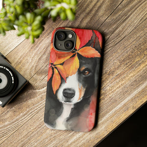 Watercolor Dog - Protective Phone Case