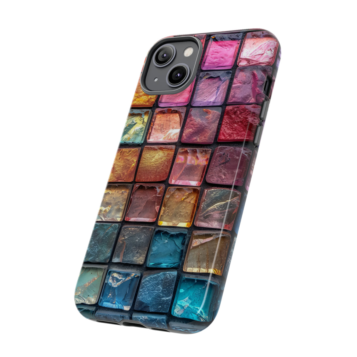 Pastell Mosaik Eleganz - Schutzhülle fürs Handy