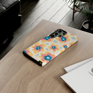 Yellow Happy Flower - Protective Phone Case