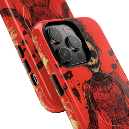 Haunting Scarlet Descent iPhone 14 | Tough+ Phone Case