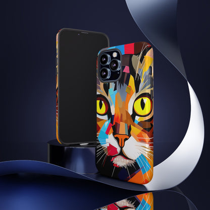 Abstract Kitty Palette - Protective Phone Case