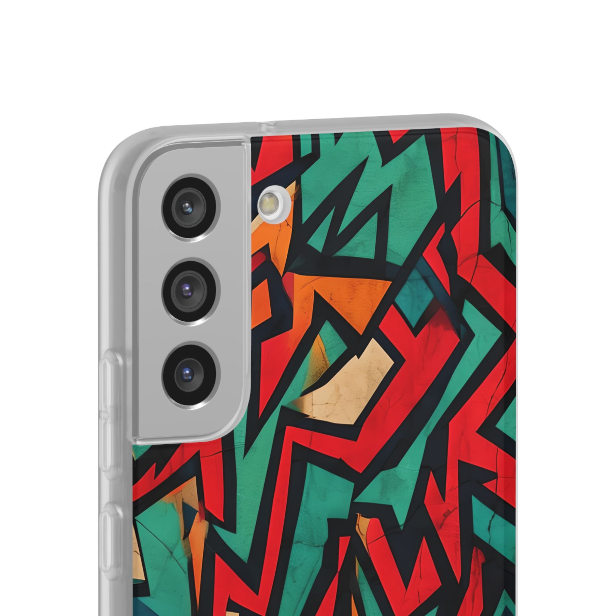 Crimson Zigzag Samsung S22 Plus Case - Soft