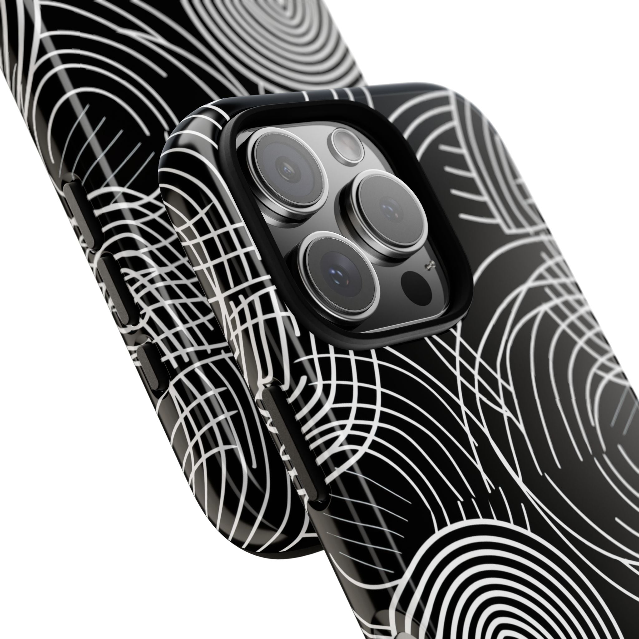 Ethereal Black and White Labyrinth - for iPhone 16