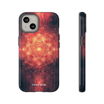 Radiant Mandala iPhone 14 Case - Tough