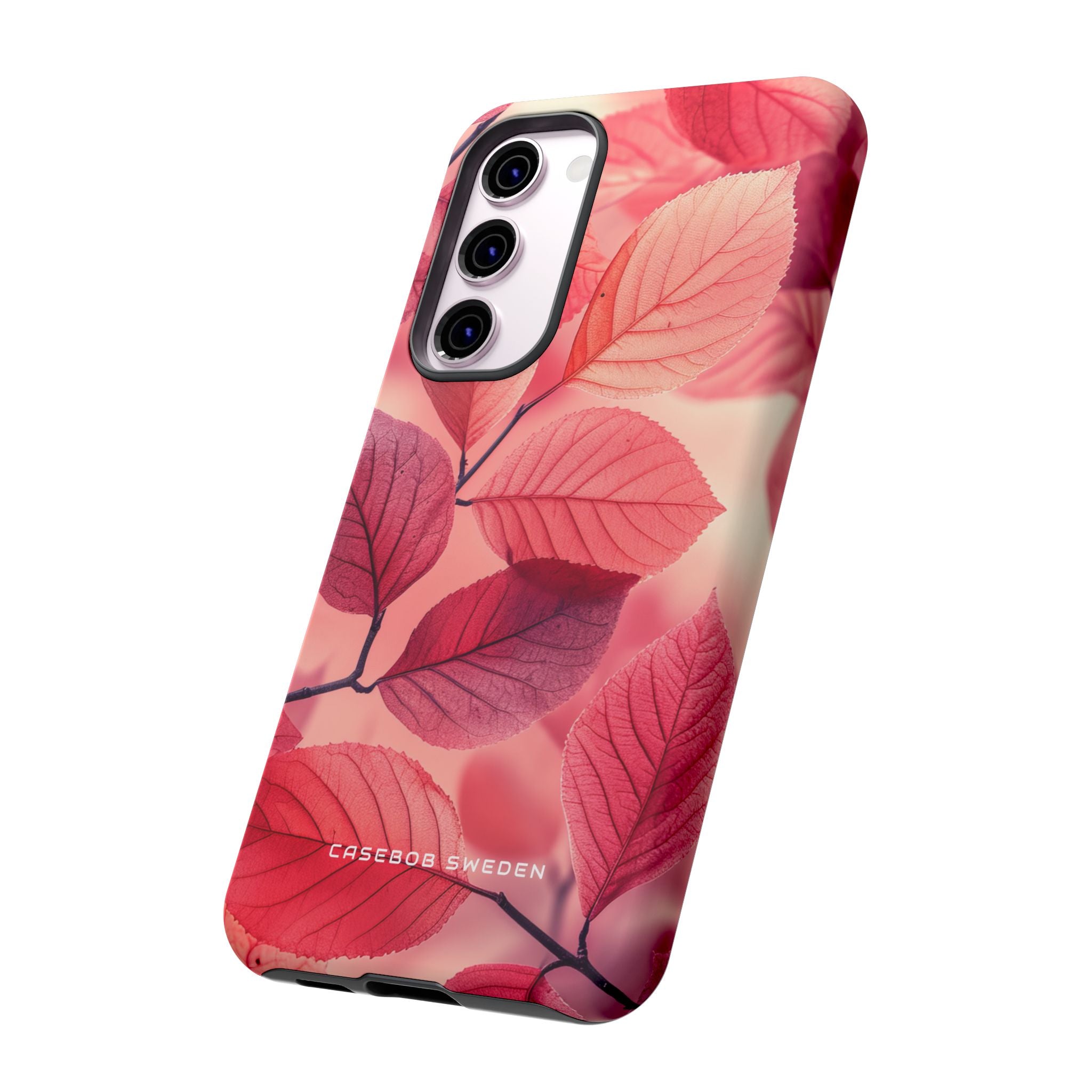 Elegant Pink Leaves Samsung S23 - Tough Phone Case