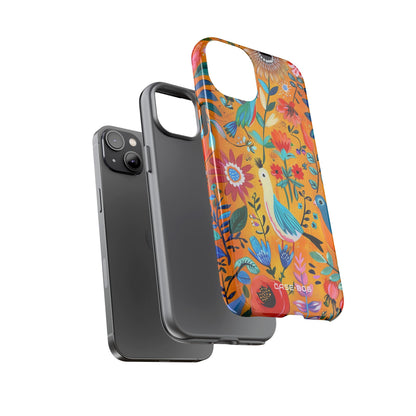 Colorful Birds Bloom iPhone 14 Plus Case - Tough