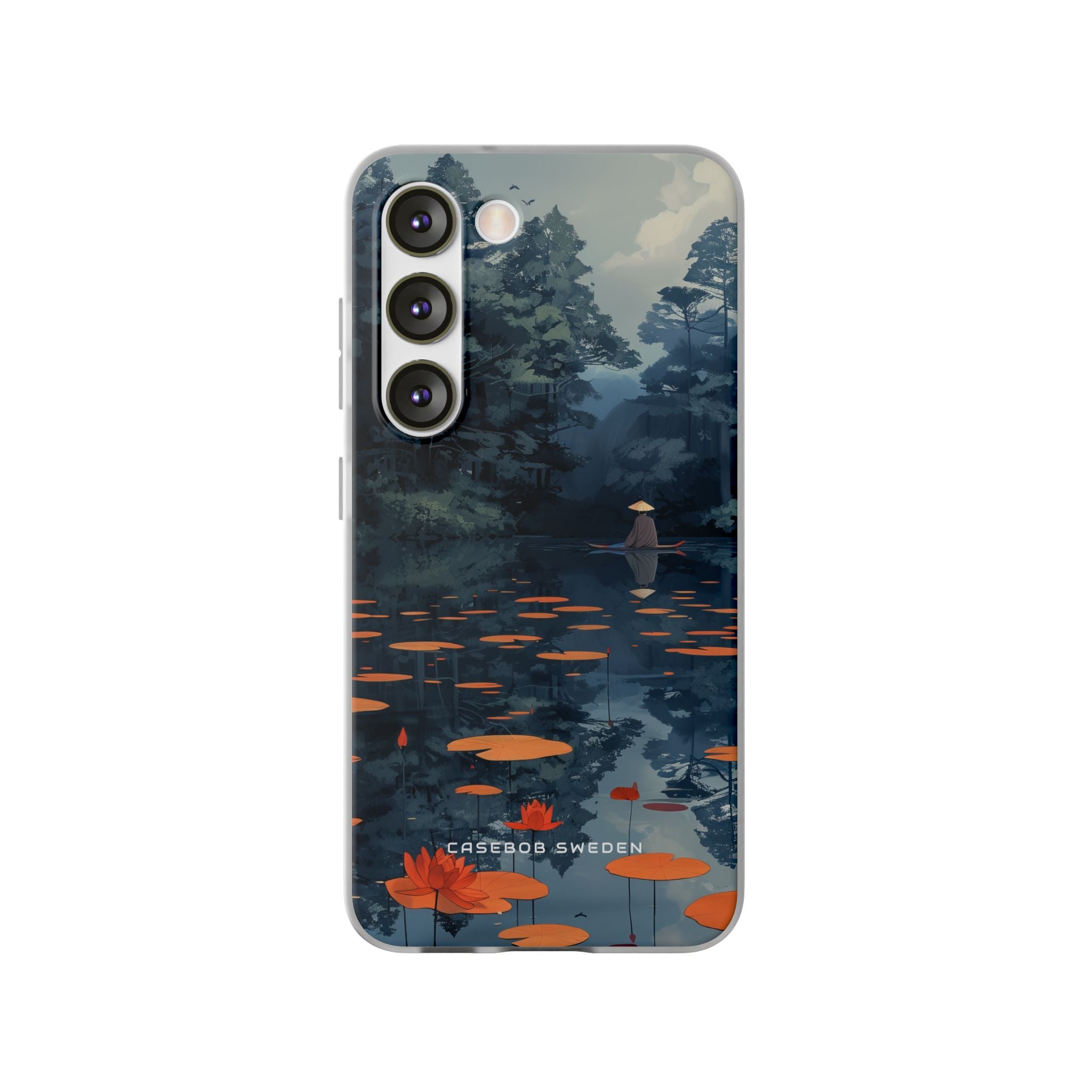 Tranquil Lotus Reflections Samsung S23 - Flexi Phone Case