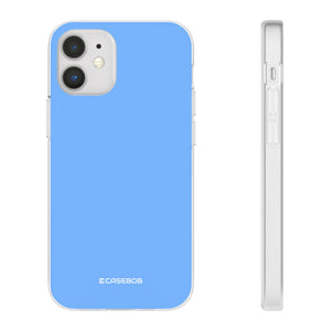 French Sky Blue | Handyhülle für iPhone (Flexible Hülle) 