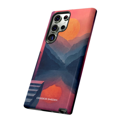 Surreal Sunset Landscape - Tough Samsung S23 Phone Case