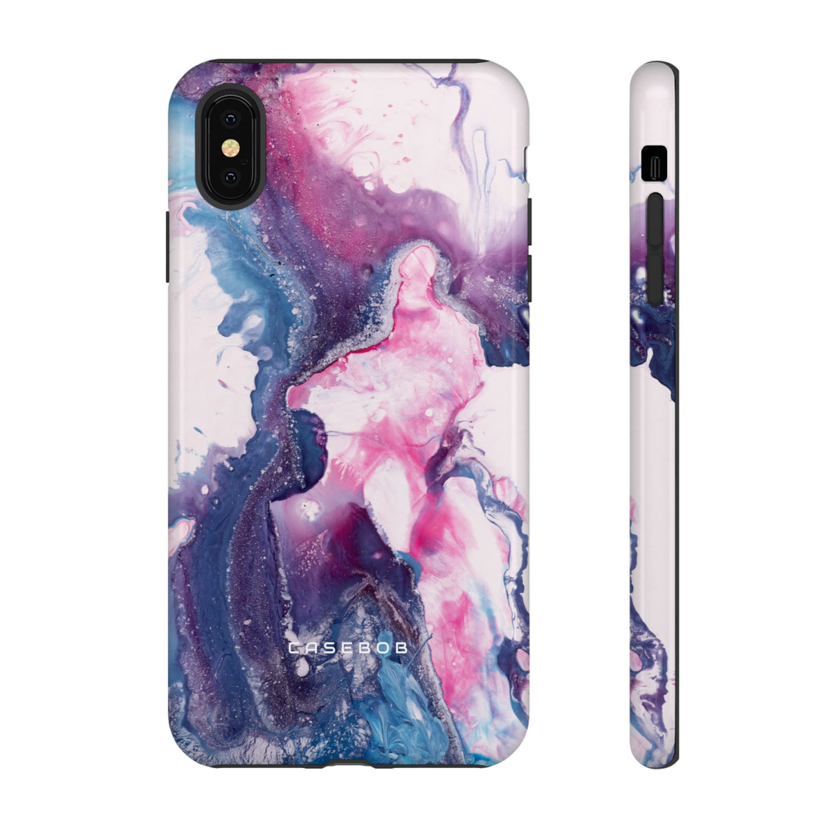 Blue & Pink Art - Protective Phone Case