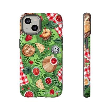 Picnic Love Checkered Bliss - Protective Phone Case