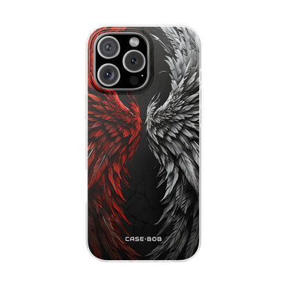 Crimson White Wings iPhone 16 Pro Max Case - Soft