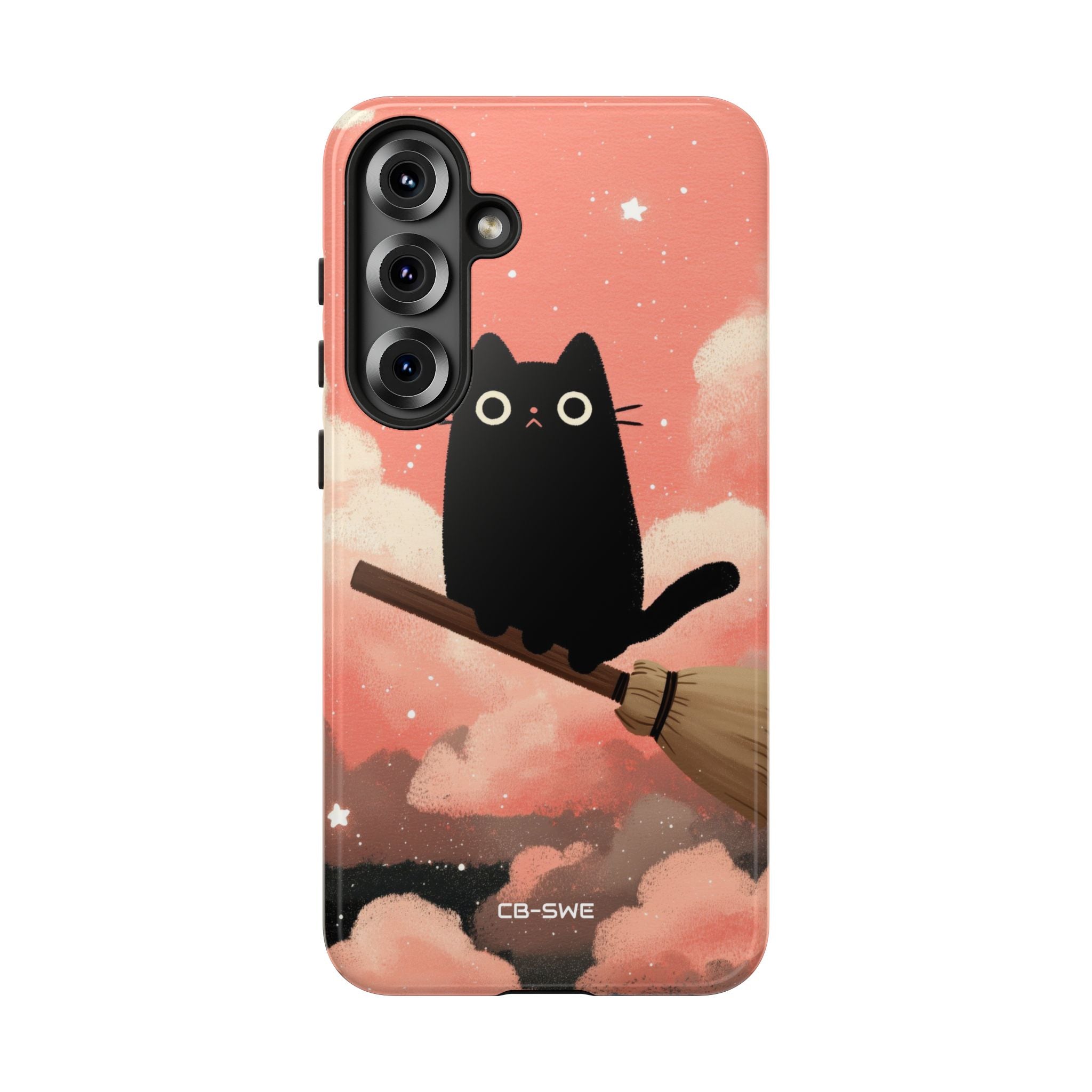 Cat Rides Broom - Samsung Case