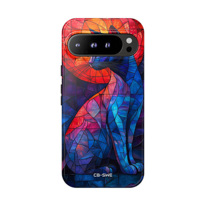 Cat Silhouettes Glow - Google Pixel Case