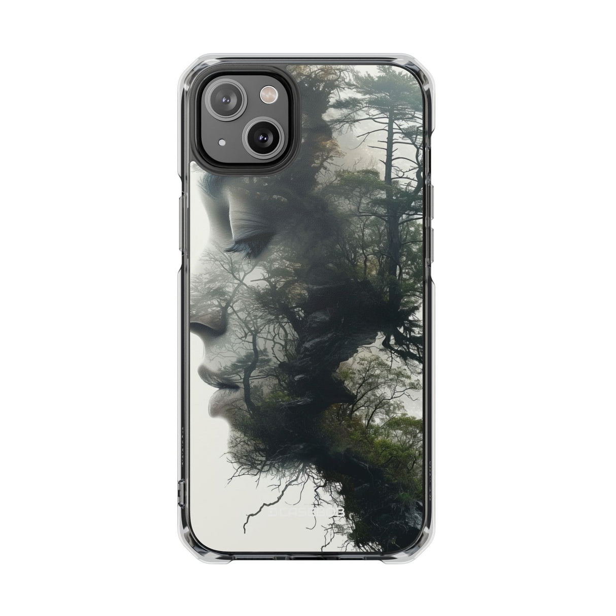 Serene Symbiosis - Phone Case for iPhone (Clear Impact - Magnetic)