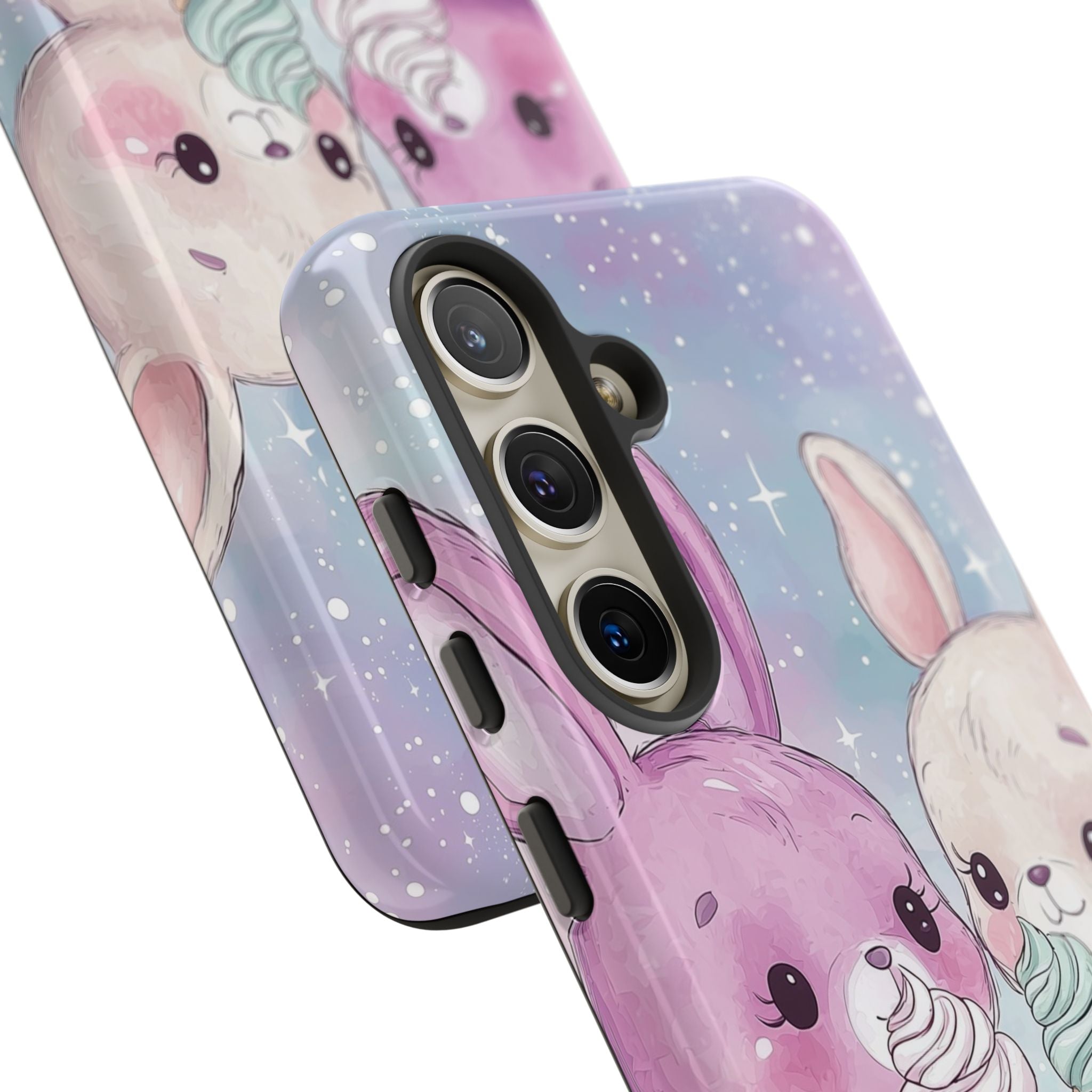 Rabbits Enjoy Ice Cream - Samsung Case