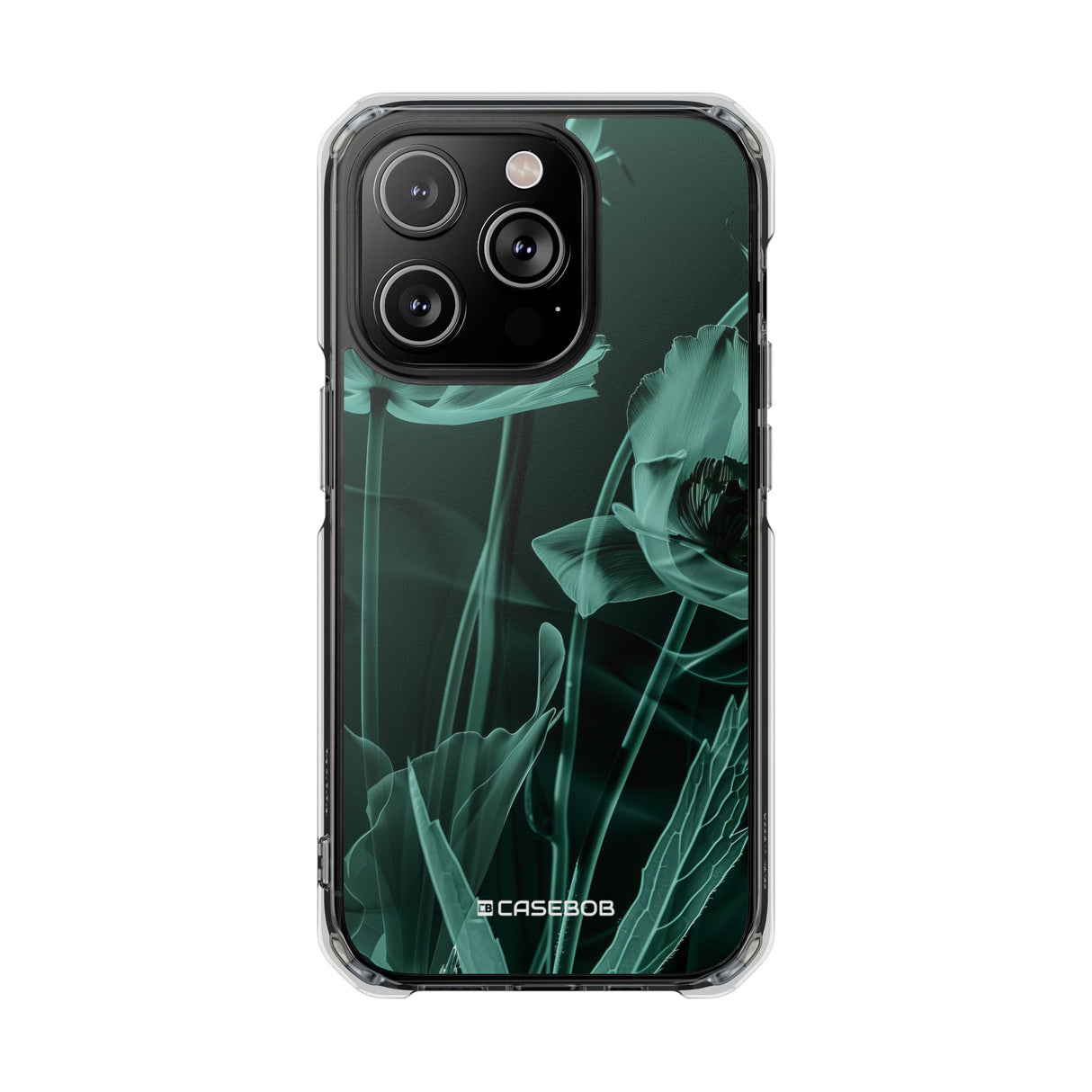 Botanical Transparency - Phone Case for iPhone (Clear Impact - Magnetic)