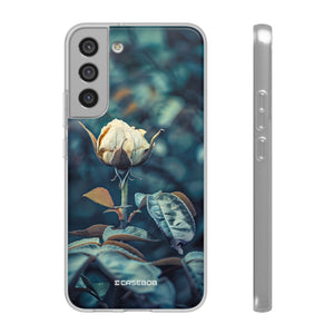 Teal Rosebud Serenade | Flexible Phone Case for Samsung Galaxy