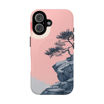 Crimson Moon Tree iPhone 16 Case - Tough+