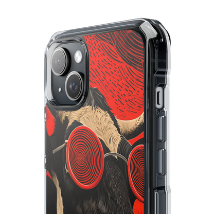 Hypnotic Cow iPhone 15 Plus Case - Impact