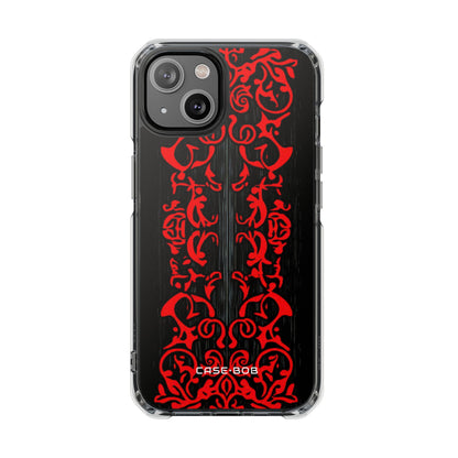 Crimson Spiral iPhone 14 Case - Impact